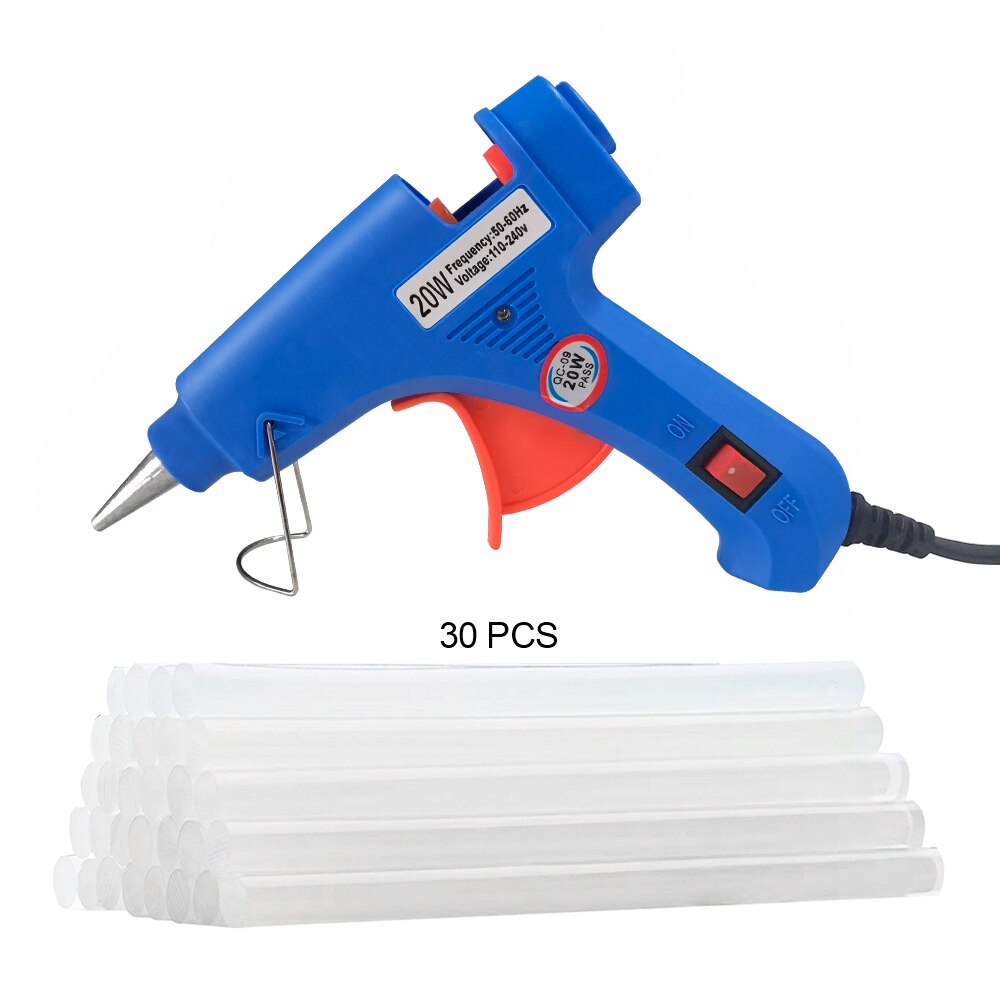 20W nóng chảy keo Súng hộ gia  - đánh giá và giá Heat Gun Small