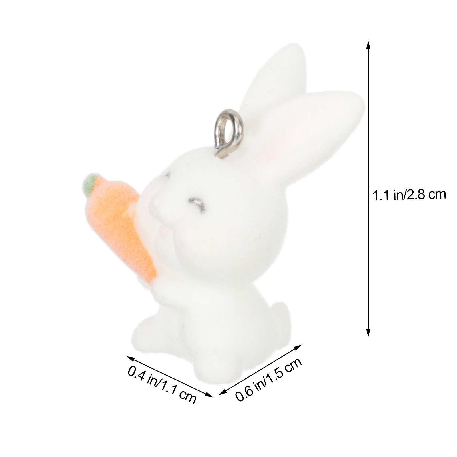 10Pcs Resin Rabbit Charm Penda - đánh giá và giá Resin Crafts Diy