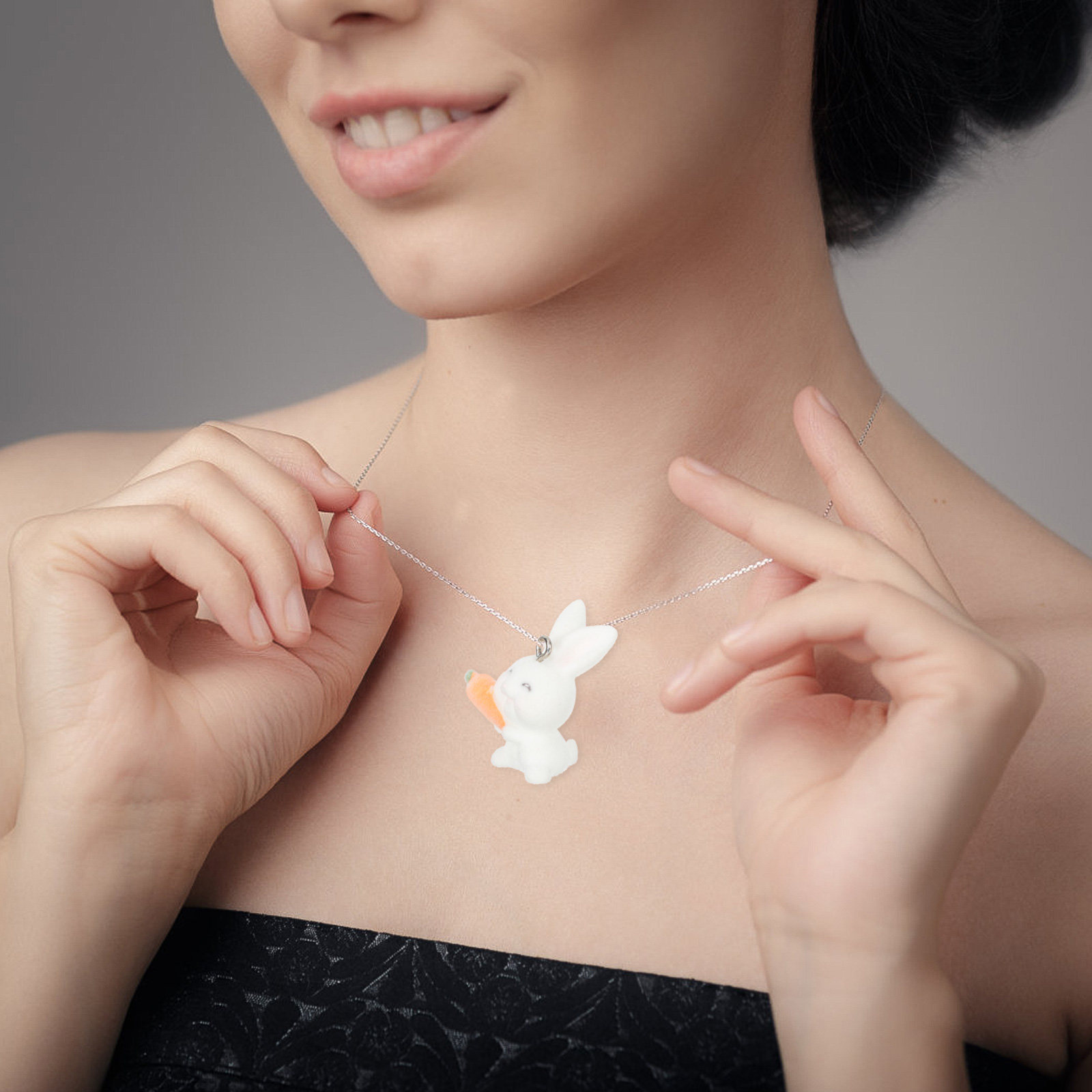 10Pcs Resin Rabbit Charm Penda - đánh giá và giá Resin Crafts Diy