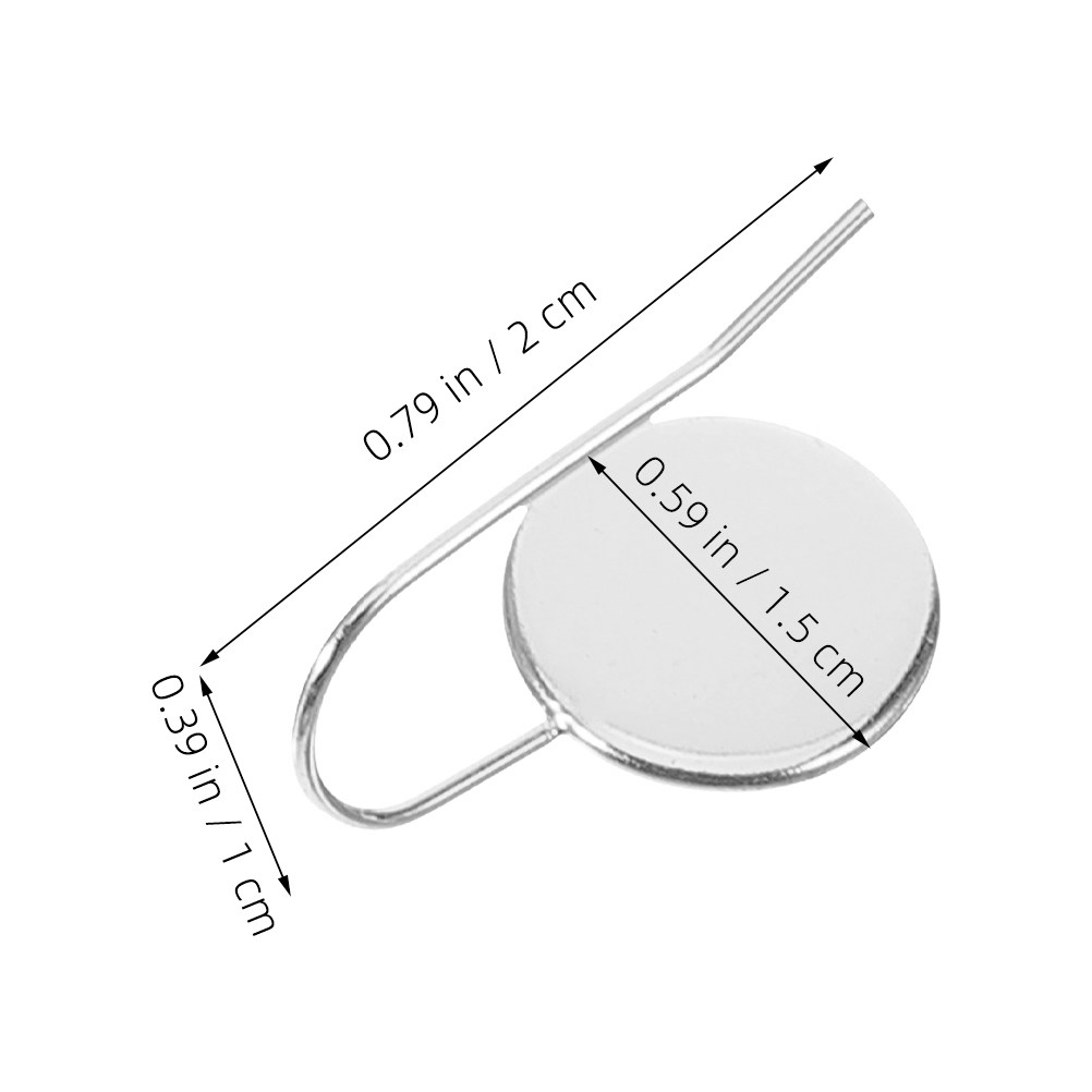 20Pcs Polished Stainless Steel - đánh giá và giá Bezels Set Pendant